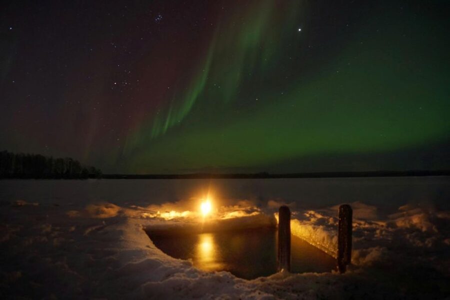 Rovaniemi: Traditional Sauna and Ice Swimming Experience - The host makes the experience personal