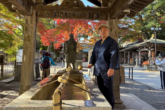 Samurai Guide Sho’s Mt. Takao Hike, Temple & Onsen from Shinjuku - Hiking the Waterfall Training Path