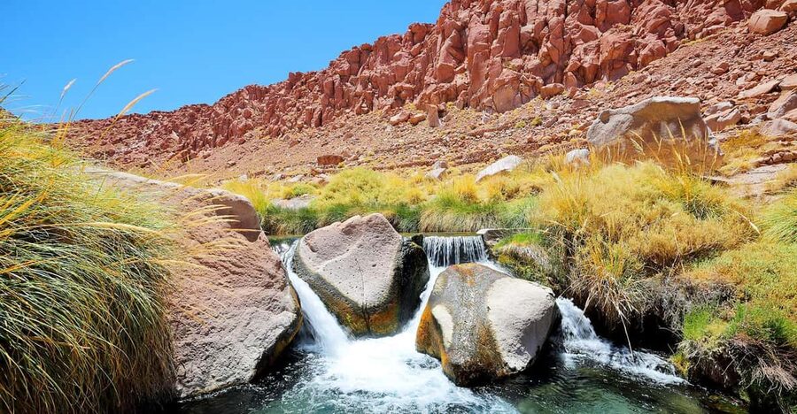 San Pedro de Atacama: Puritama Hot Springs - The ride from San Pedro to the ravine