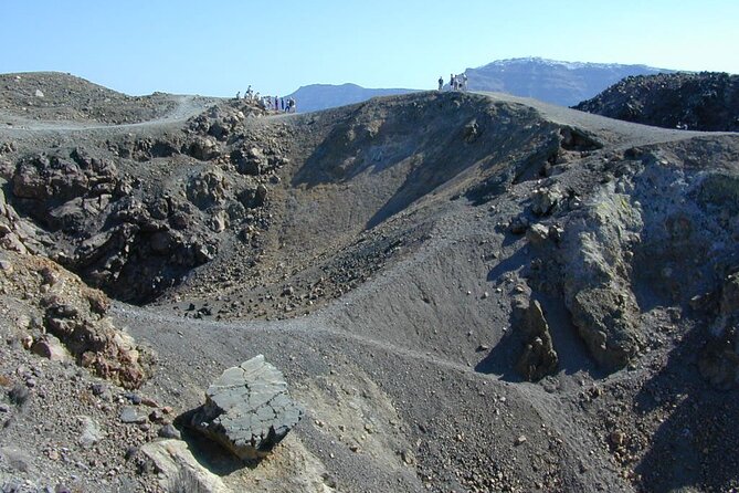 Santorini Volcano Hot Springs - What the volcano walk feels like in practice