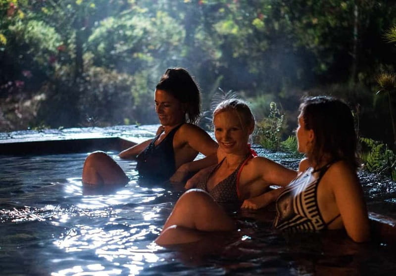 São Miguel Azores: Furnas Evening Thermal Baths w/tickets - Caldeiras Vulcânicas: steam, heat, and a closer look