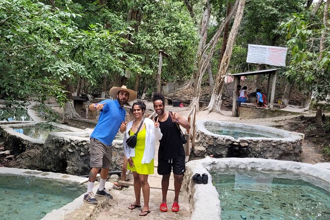 Shaded Hot Spring, Massage and Mex Grill in Puerto Vallarta - Soaking at Nuevo Ixtlan
