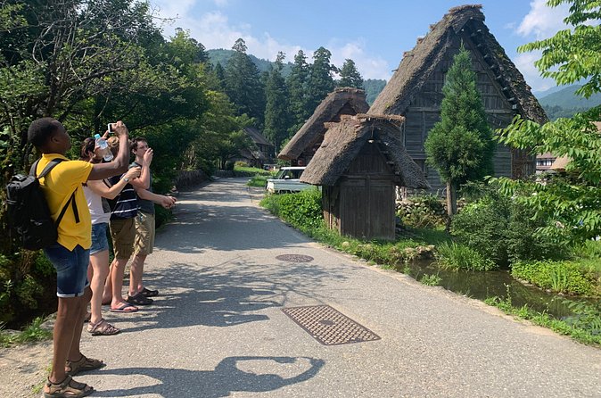 Shirakawago(UNESCO world heritage)/ Onsen / Hiking / 1day tour - Hirayu Falls and the big Nezuko tree