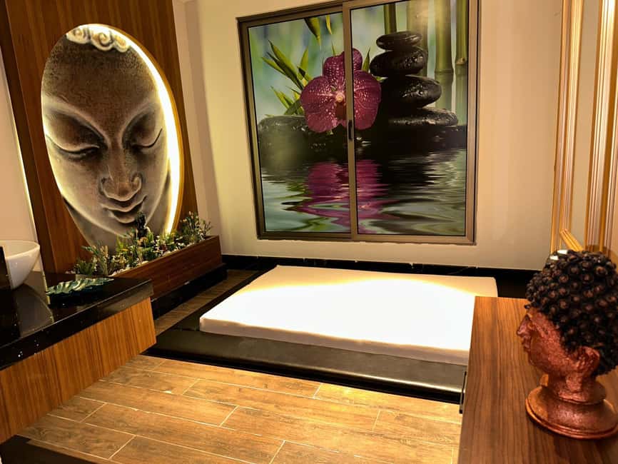 Side: Turkish Bath Experience with Massage & Hotel Pickup - Sauna first, but do not expect a long session