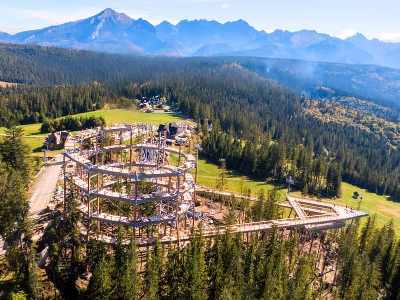 Sky Walk Heart of Poronin & Thermal Baths from Kraków - Walking above the forest at Sky Walk Heart of Poronin
