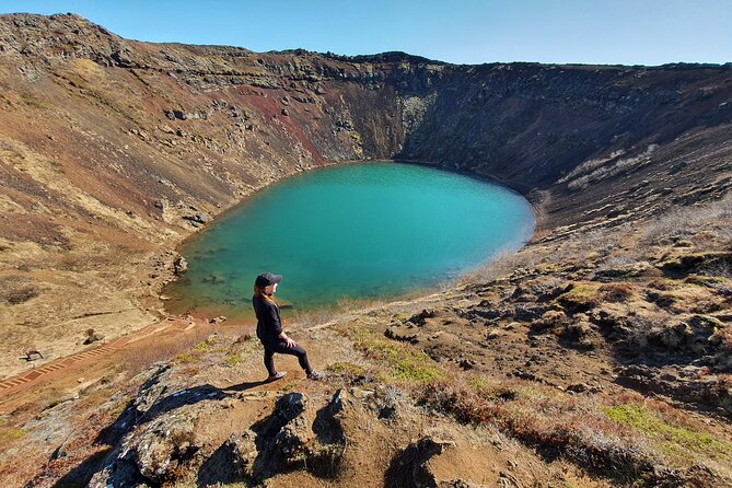 Small-Group Golden Circle, Hvammsvík Spa with Ticket & Crater - From Reykjavik to Hveragerdi’s steaming ground