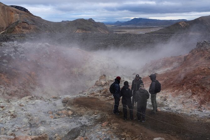 Small Group Landmannalaugar Hike and Hot Springs: Reykjavik/Hella - Three and a half hours in Landmannalaugar