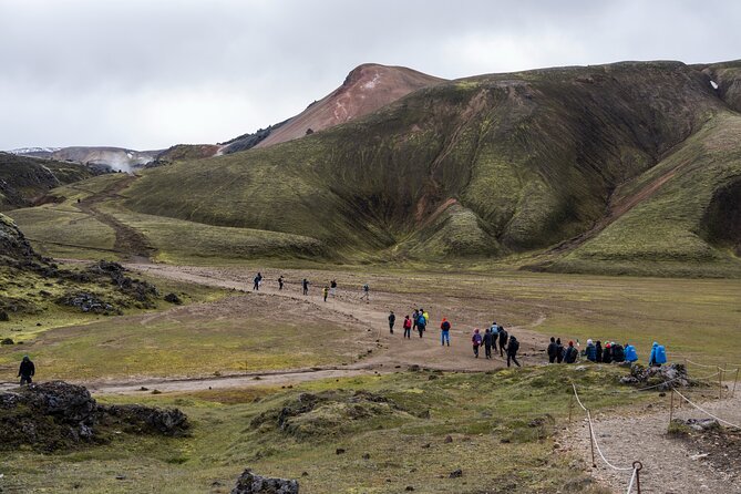 Small Group Landmannalaugar Hike and Hot Springs: Reykjavik/Hella - Brennisteinsalda and the highland views