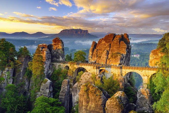 Small-Group Saxon Switzerland NP Easy Tour & Unlimited Thermal Baths - From Prague to the sandstone cliffs of Saxon Switzerland