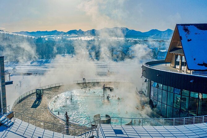 Snowmobile Ride and Thermal Pools with Hotel Pickup in Zakopane - Bonfire food and drinks after the ride