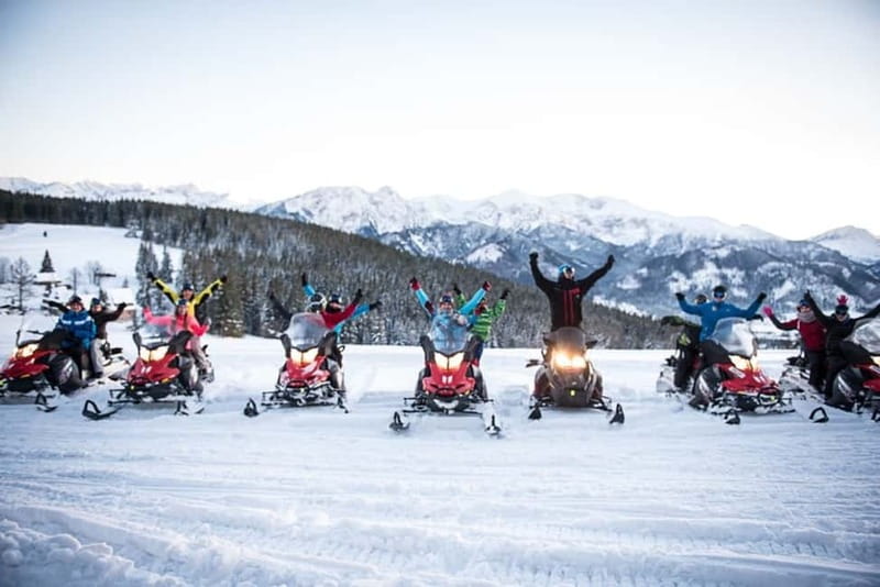 Snowmobile Ride with Zakopane and Hot Springs Combo Options - One hour on a Zakopane snowmobile