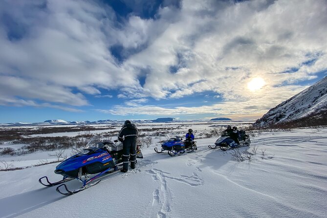 Snowmobile Tour by Lake Mývatn - The one-hour route across the frozen lake