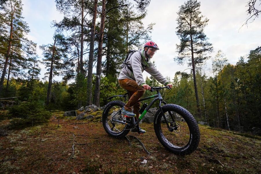 Stockholm: Fat Bike Forest Adventure with Lunch and Sauna - A small group makes the ride more personal