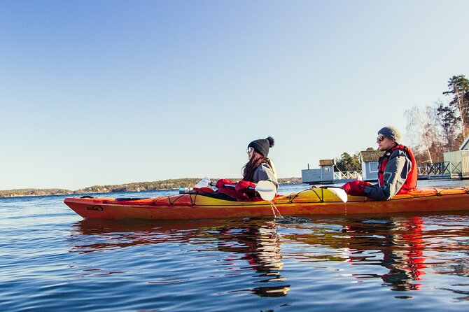 Stockholm: Winter Kayaking, Swedish Fika and hot Sauna Experience - Norrhamnen and its traditional fishing cottages