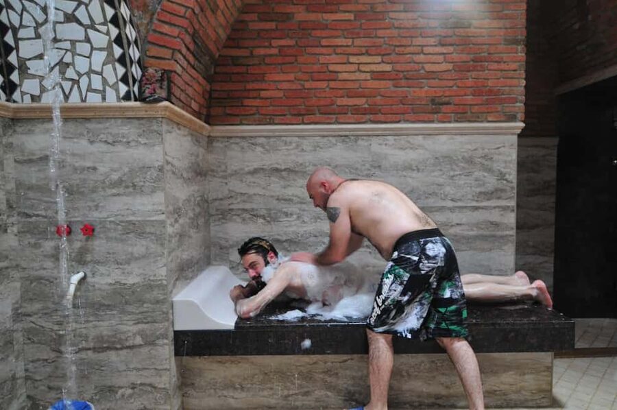 Tbilisi: Legendary Royal Sulfur Pool and Sauna Experience - The sauna, cooling steps, and aftercare