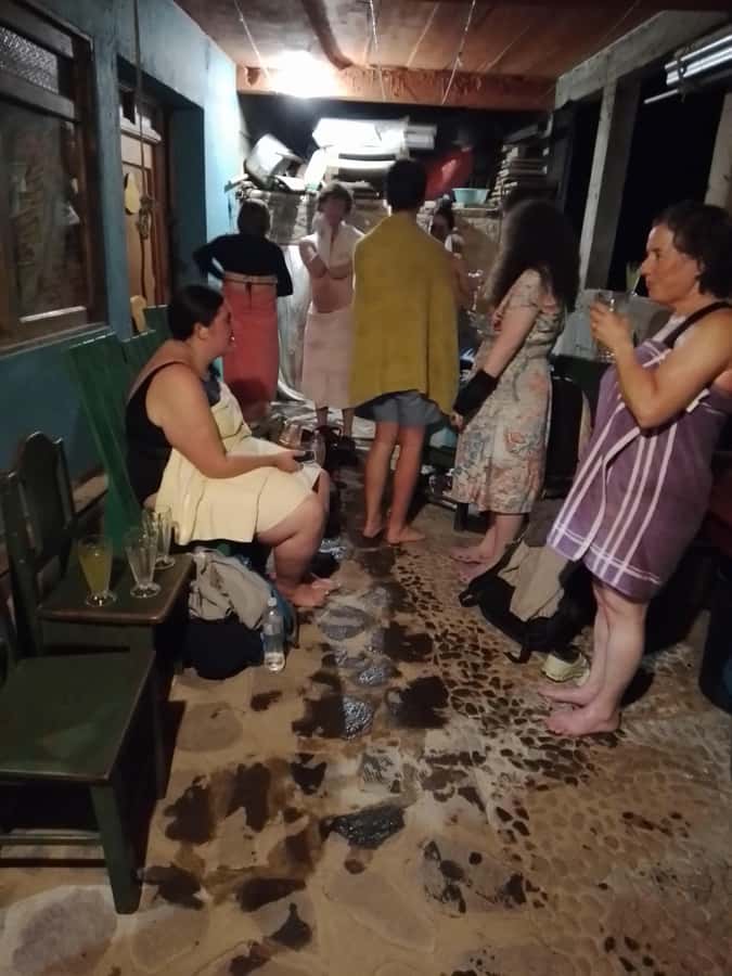 Temazcal sauna and dinner experience, cultural sharing - The setting near a smaller Mayan village