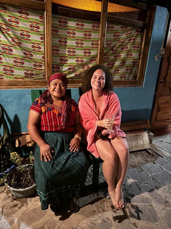 Temazcal sauna and dinner experience, cultural sharing - What happens during the two-hour visit