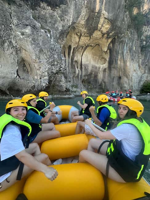 Tirana/Durrës/Golem: Vjosa Rafting, Benja Thermal Baths Tour - Getting on the Vjosa for a 2.5-hour rafting run