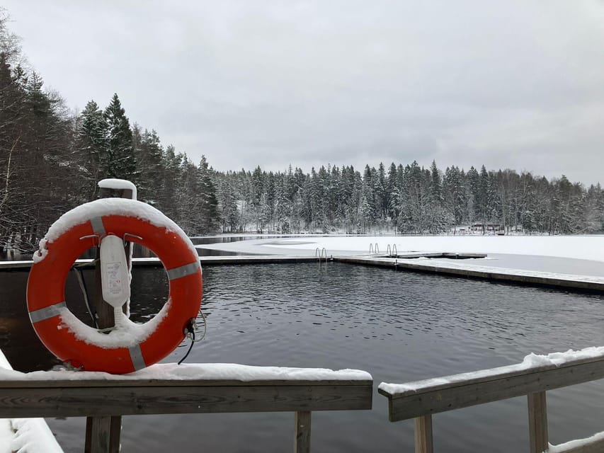 Traditional smoke sauna experience and national park visit - A 6-kilometer walk through Finnish forest