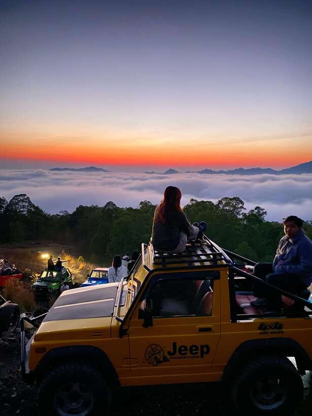 Ubud: mount.batur sunrise jeep with breakfast and hot spring - What the $15 price really offers