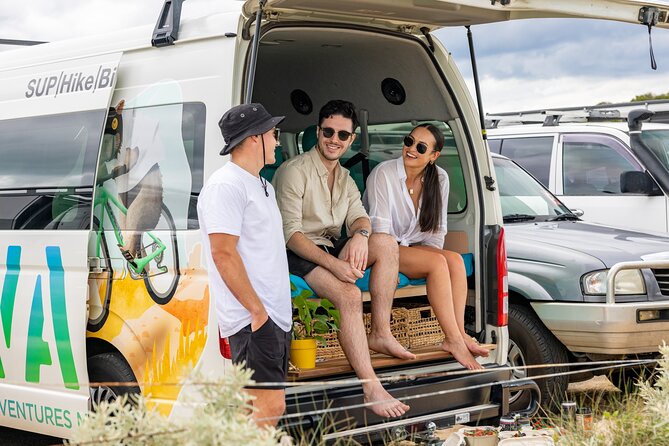 Ultimate Peninsula Adventure: Stand Up Paddle, Hot Springs, Hike, Lunch & Winery - Learning to paddle on Port Phillip Bay