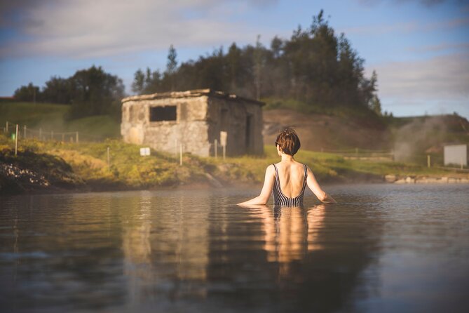 Unique Private Golden Circle, Secret Lagoon & Friðheimar Tour - The Secret Lagoon: a warm finish in Flúðir