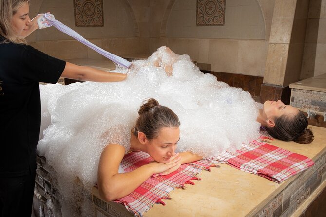 ViP Full Package Cleopatra Hammam & Full Body Massage in Hurghada - Foam washing and the coconut cream mask