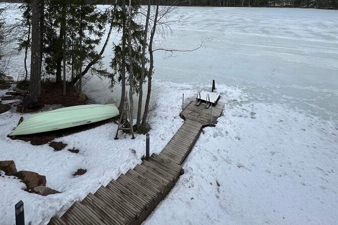 VIP SERVICE Traditional Finnish Log Sauna and Food Experience - The frozen-lake plunge is optional