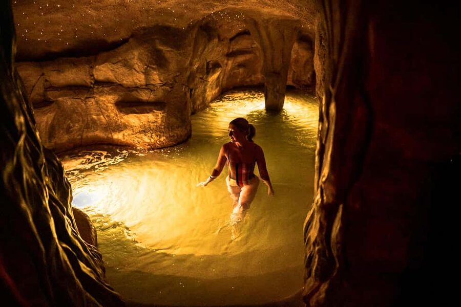 Warrnambool: Deep Blue Hot Springs Entry Ticket - The cold plunge is more than a gimmick