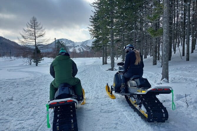 Winter Holiday Snowmobiling in Nozawa Onsen Area - Preparation at 10:25 AM keeps the ride approachable